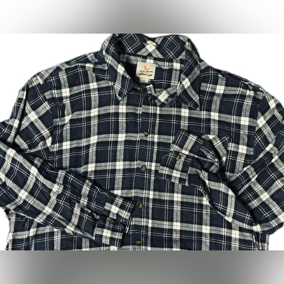 Field & Stream Men's blue black
plaid lightweight flannel size 4XL EUC - Picture 2 of 8